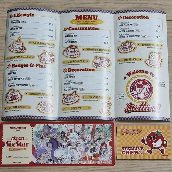 [BUNJANG] Stellive SIX STAR Popup Membership Exclusive Bundle Set / 스텔라이브 SIX STAR 팝업 방문+멤버십특전 일괄판매