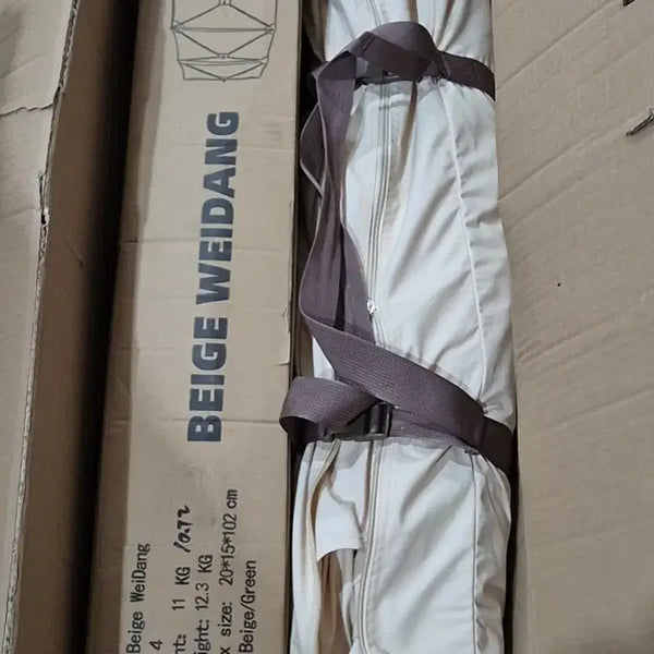 [BUNJANG] Beige Waydang 4-Person Folding Camping Shelter Picnic Sunshade Tent / 베이지 웨이당 텐트 4인용 접이식 캠핑 쉘터 야외 피크닉 그늘막 텐트