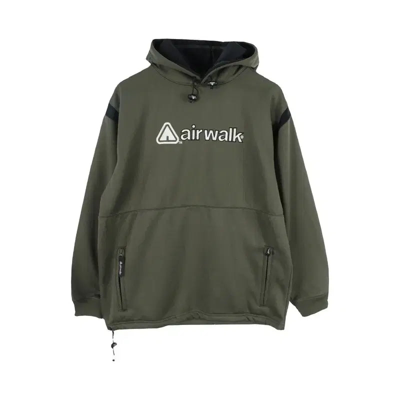 [BUNJANG] Airwalk Men's Embroidered Logo Poly-Cotton Hoodie / 에어워크 (MEN - L) 폴리 코튼 자수 로고 후드티