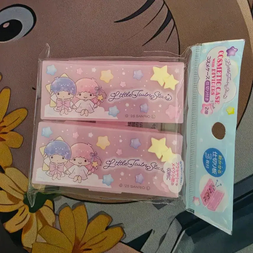 [BUNJANG] Kiki & Lala Little Twin Stars Portable Mini Case (2 pcs) / (정품)키키라라 리틀 트윈스타 휴대용 미니 케이스(2p)