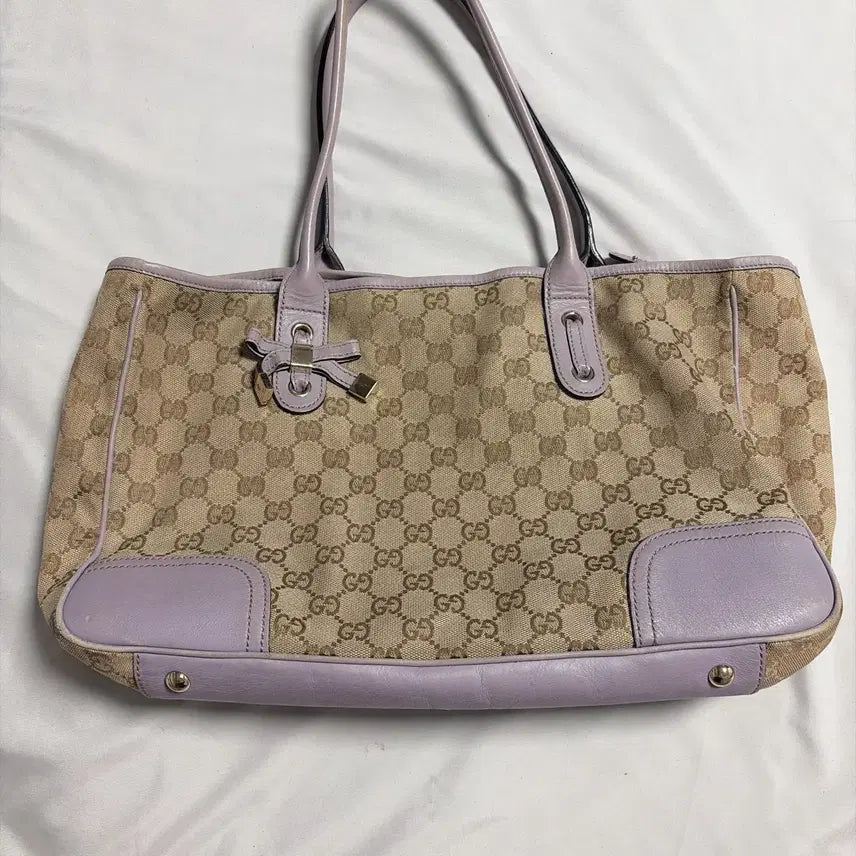 [BUNJANG] Gucci Canvas Shoulder Bag / 구찌 캔버스 숄더백