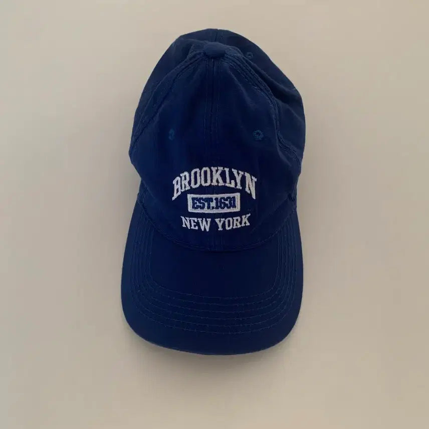 [BUNJANG] Brooklyn New York Navy Blue Ball Cap / 브룩클린 뉴욕 볼캡 네이비 모자 블루볼캡