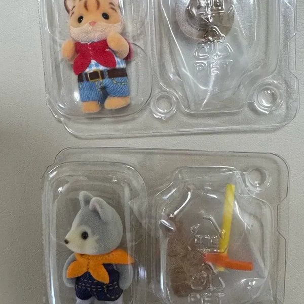 [BUNJANG] Sylvanian Families Tiger & Husky Set / 실바니안 호랑이+허스키