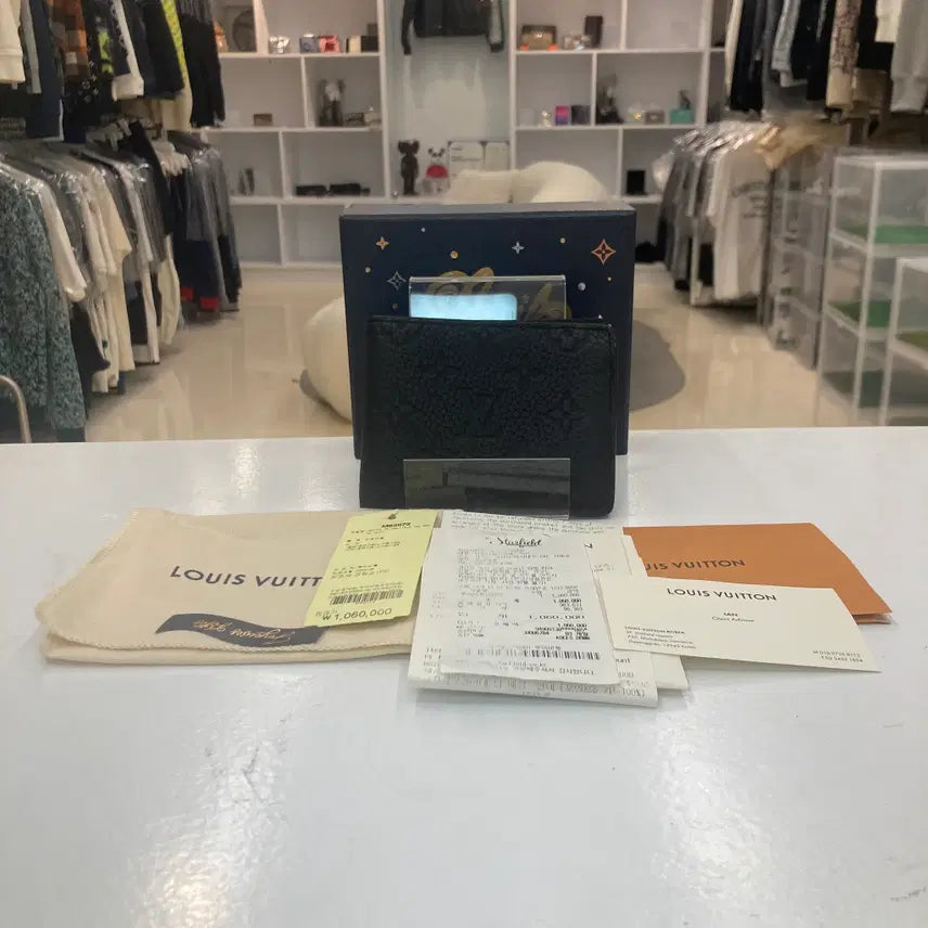 [BUNJANG] Louis Vuitton Taurillon Monogram Bifold Wallet / [리오브전포점] 루이비통 토뤼옹 모노그램 반지갑