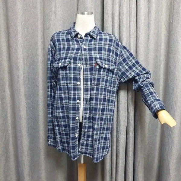 [BUNJANG] Levi's Checkered Flannel Shirt / 리바이스 체크 남방
