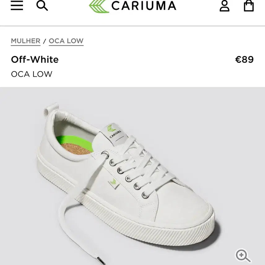 [BUNJANG] Cariuma OCA Low Premium Leather Sneakers White 260 / 카리우마 오카 로우 스니커즈 프리미엄 레더 260