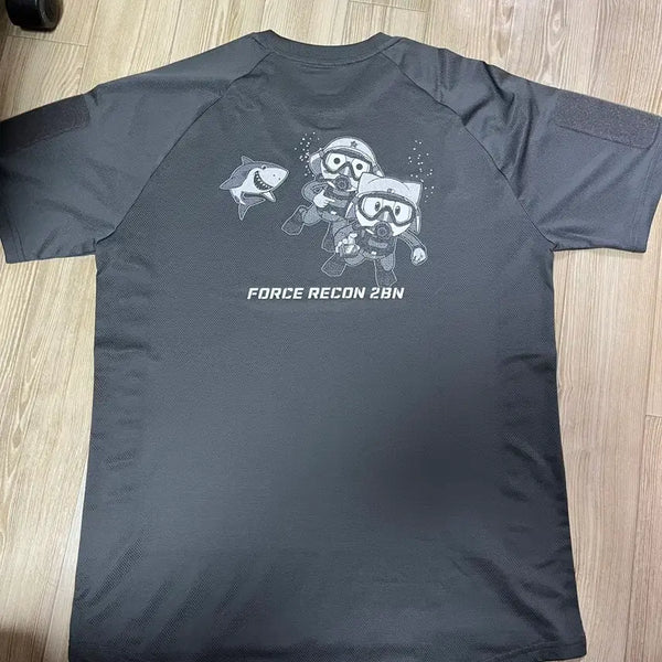 [BUNJANG] Real Man Marines Special Reconnaissance Unit T-Shirt / 해병대 특수수색대 리얼맨 차수티