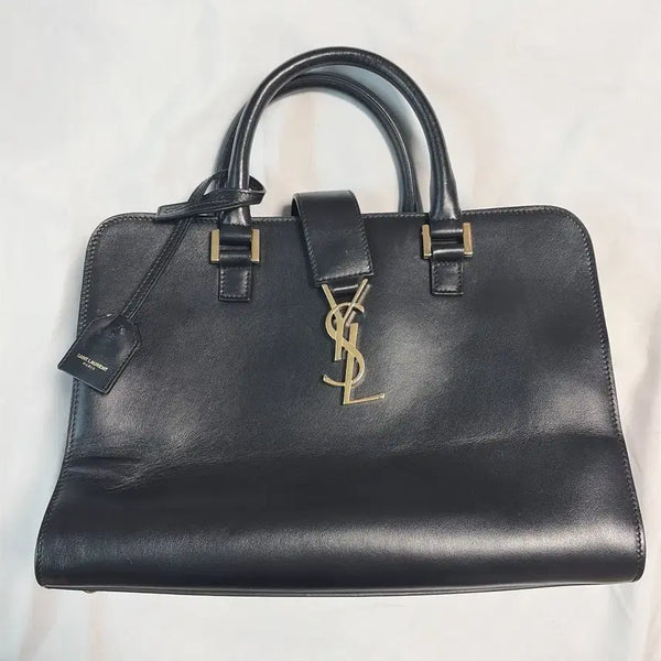 [BUNJANG] Saint Laurent Cassandre Small Bag Black Leather / 생 로랑 카바스 백 블랙