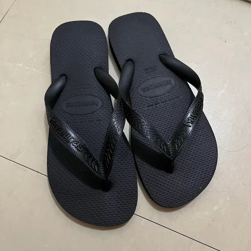 [BUNJANG] Havaianas Flip-Flops Black Size 240 / 하바이아나스 쪼리 240