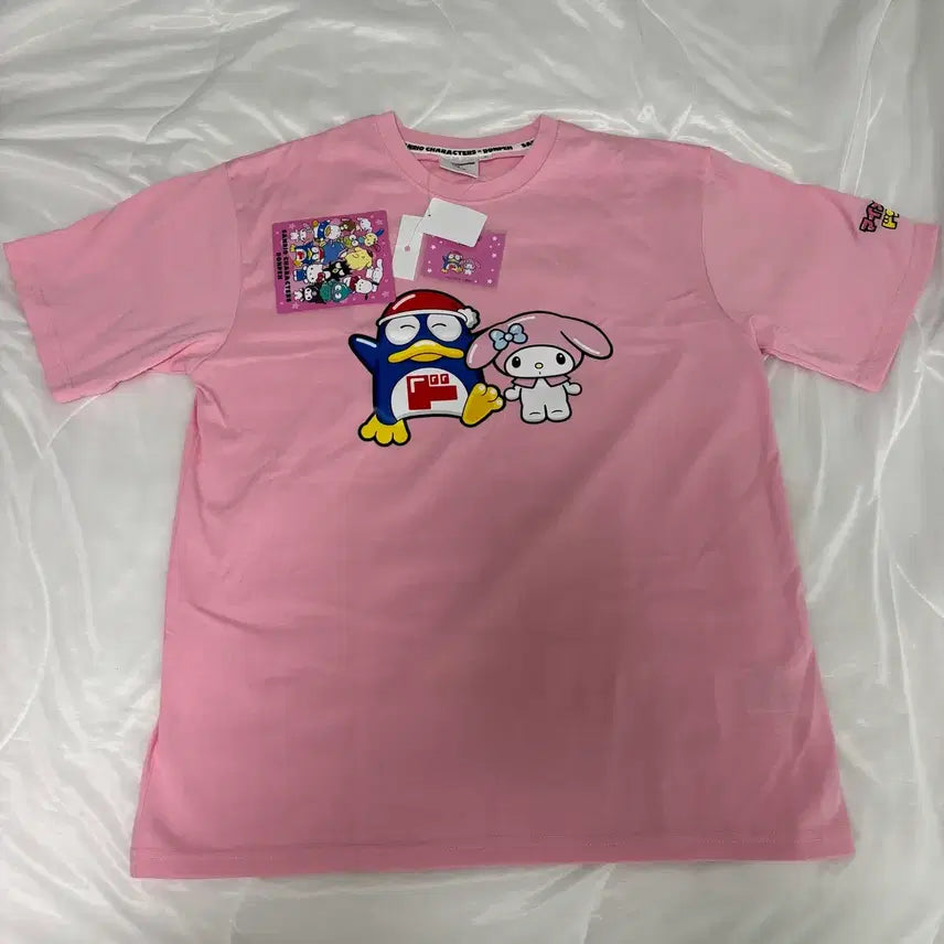 [BUNJANG] Don Quijote Sanrio My Melody Short Sleeve T-Shirt / 돈키호테 산리오 마이멜로디 반팔 티셔츠 돈펭