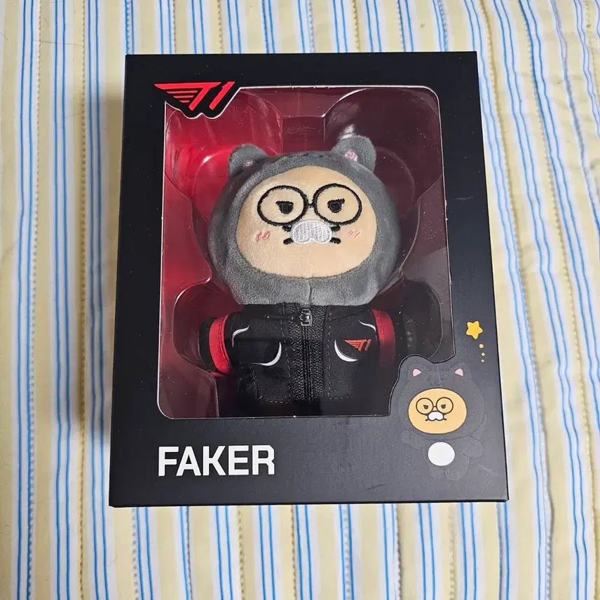 [BUNJANG] T1 Faker Chunsik Doll Photocard Bundle Set / T1 페이커 춘식이 인형 미개봉(포카있음)