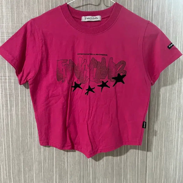 [BUNJANG] Fancy Club Hot Pink T-Shirt / (새상품)팬시클럽 핫핑크 티셔츠