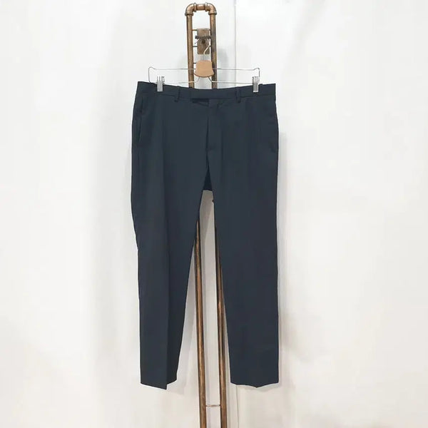 [BUNJANG] Theory Men's Black Wool Blend Slacks Pants Size 34 / (JJ30713)띠어리 남성 슬랙스 바지 34