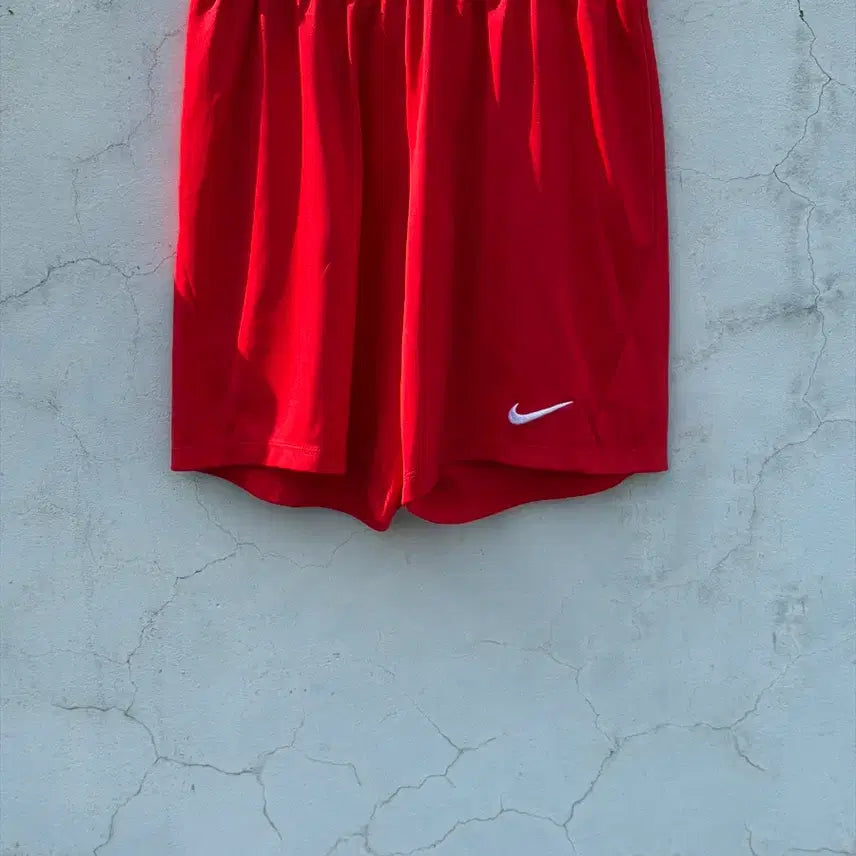 [BUNJANG] Nike Red Poly Shorts / [S] 나이키 레드 폴리 반바지