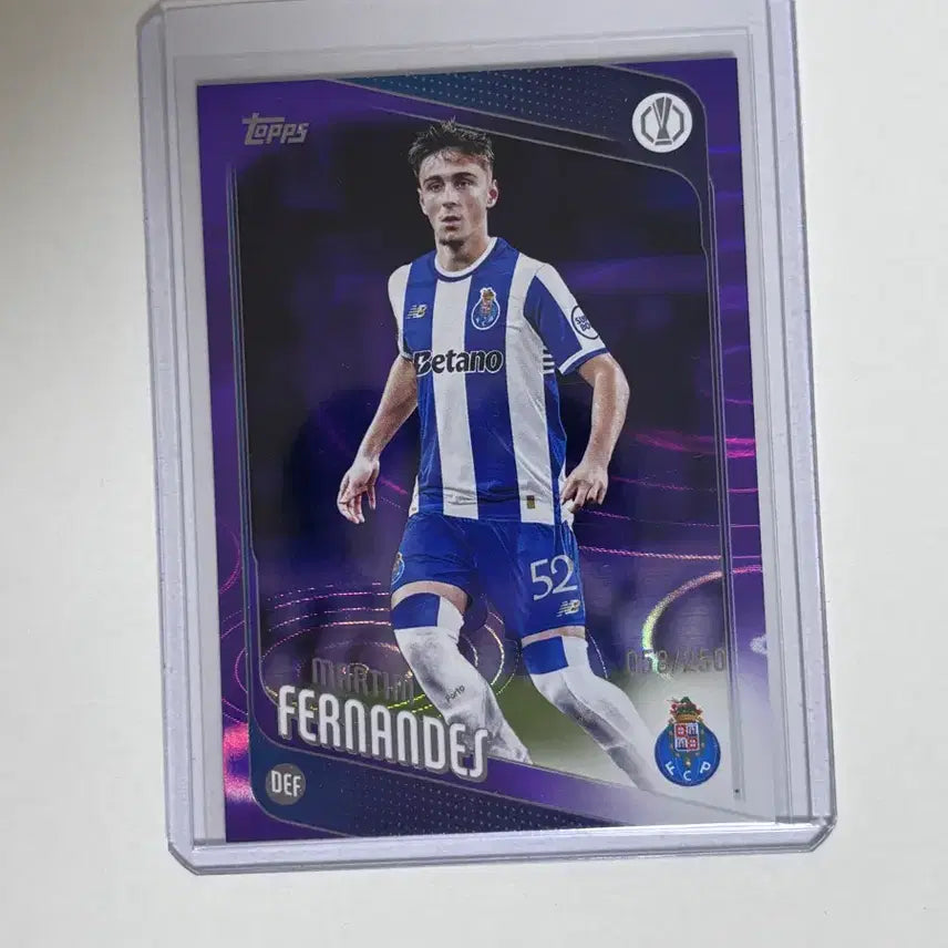 [BUNJANG] Fernandez 250 Limited Edition Porto Tops Card / 페르난데즈 250한정 포르투 탑스 한정 카드