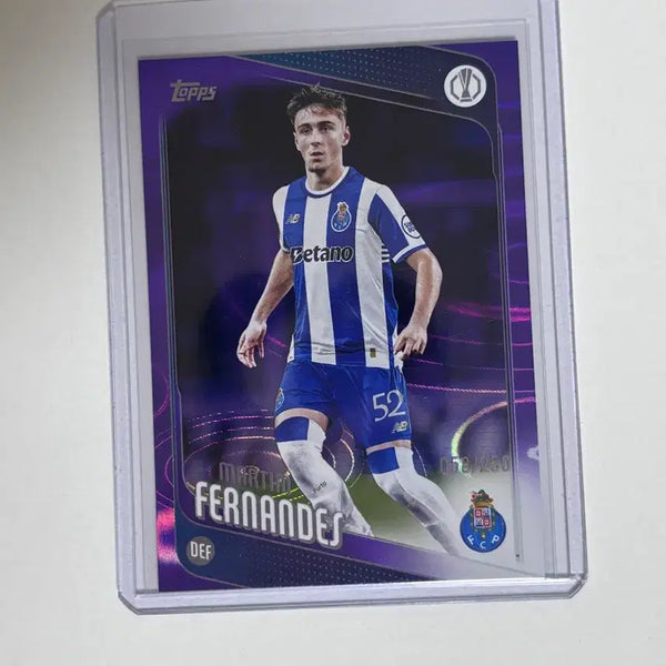 [BUNJANG] Fernandez 250 Limited Edition Porto Tops Card / 페르난데즈 250한정 포르투 탑스 한정 카드