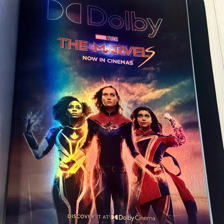 [BUNJANG] The Marvels Dolby Poster (A3) / [초희귀한정판]영화 더마블스 돌비 포스터(A3)
