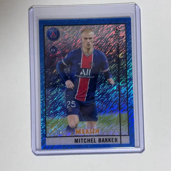 [BUNJANG] Paris Saint-Germain Mitchell Bakker 75th Anniversary Rookie Card / 파리 생제르망 미첼 바커르 75한정 루키 카드
