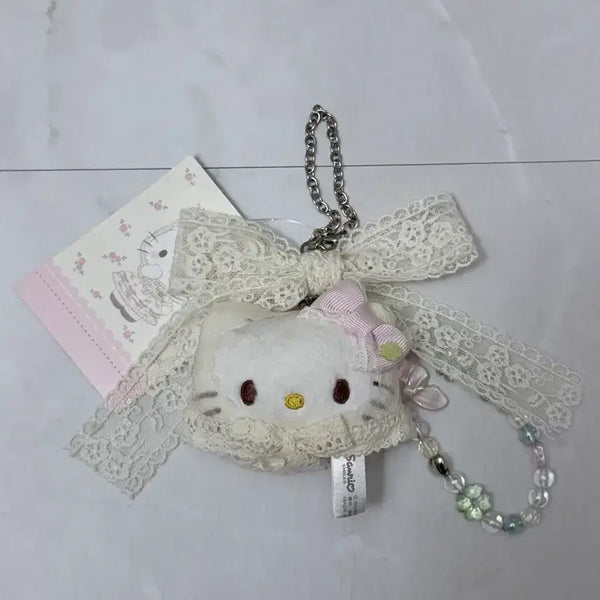 [BUNJANG] Sanrio Forest Lace Kitty Keyring / 산리오 포레스트 레이스 키티 키링