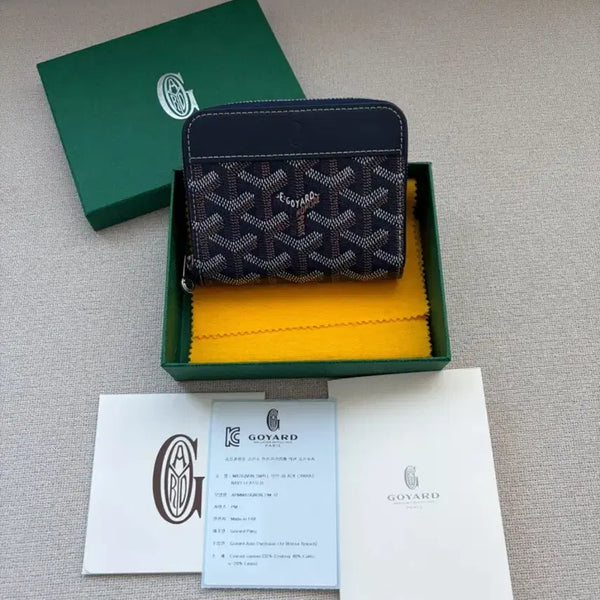 [BUNJANG] Goyard Matignon PM Mini Wallet Navy / 고야드마티뇽pm미니 고야드지갑
