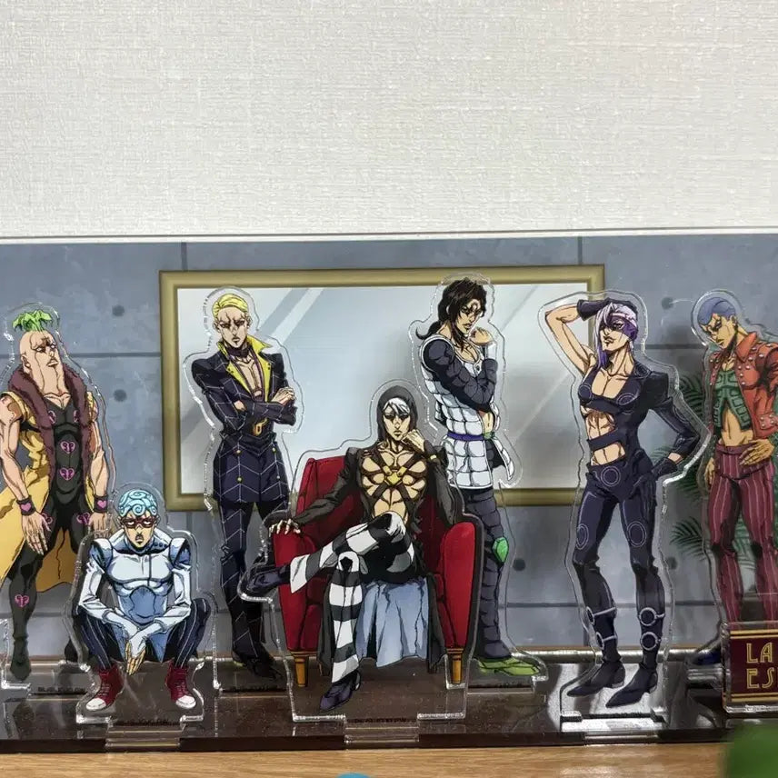 [BUNJANG] JoJo's Bizarre Adventure Part 5 Assassins Team Acrylic Standee Bundle Set / 죠죠 5부 암살팀 아크릴스탠드 일괄
