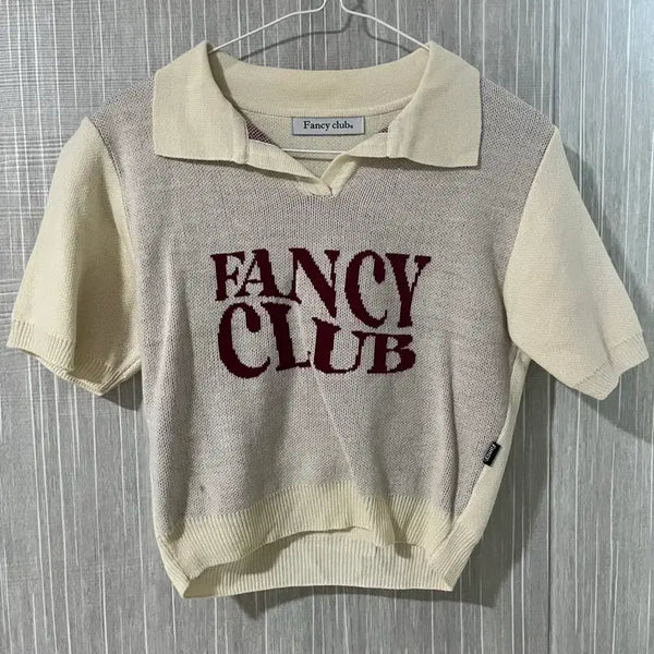 [BUNJANG] Fancy Club Ivory Summer Knit / (새상품)팬시클럽 아이보리 여름니트