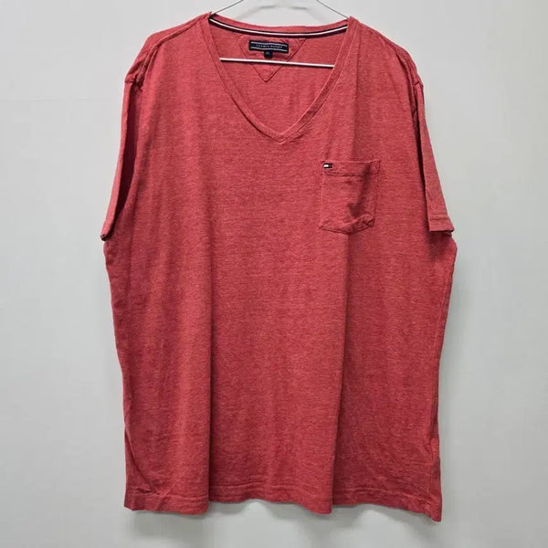 [BUNJANG] Tommy Hilfiger V-Neck T-Shirt Size 110 / 타미힐피거 110사이즈 브이넥티/3907/더본