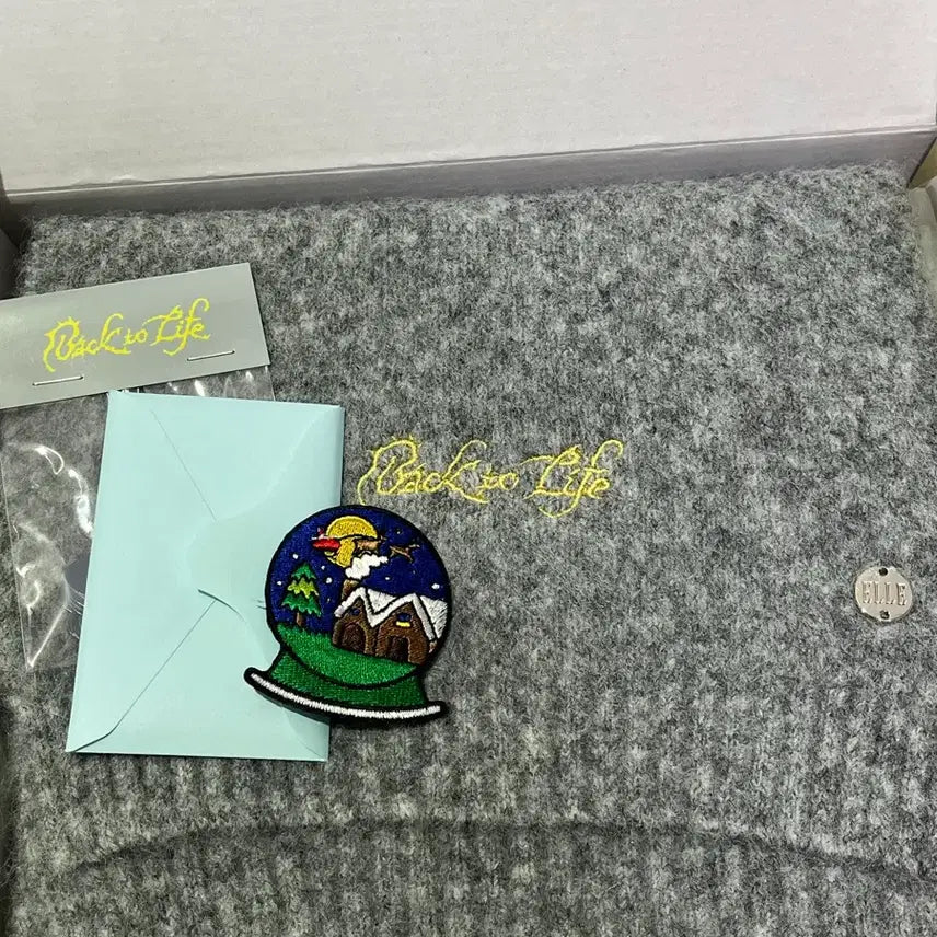 [BUNJANG] ENHYPEN Back To The Summer OFFICIAL MERCHANDISE Scarf with Wappen Set / 앤팀 백투라 역조공 머플러 와펜 포함