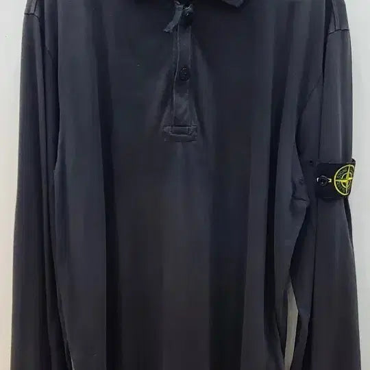 [BUNJANG] Stone Island Long Sleeve Polo Shirt XL (105) / [2134]스톤아일랜드 긴팔 폴로 XL100~105