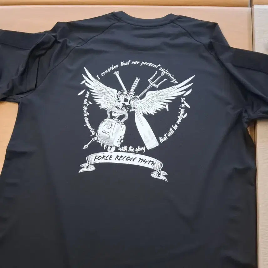 [BUNJANG] ROK Marine Corps Special Reconnaissance Unit Real Man Chusuti T-Shirt / 해병대 특수수색대 리얼맨 차수티