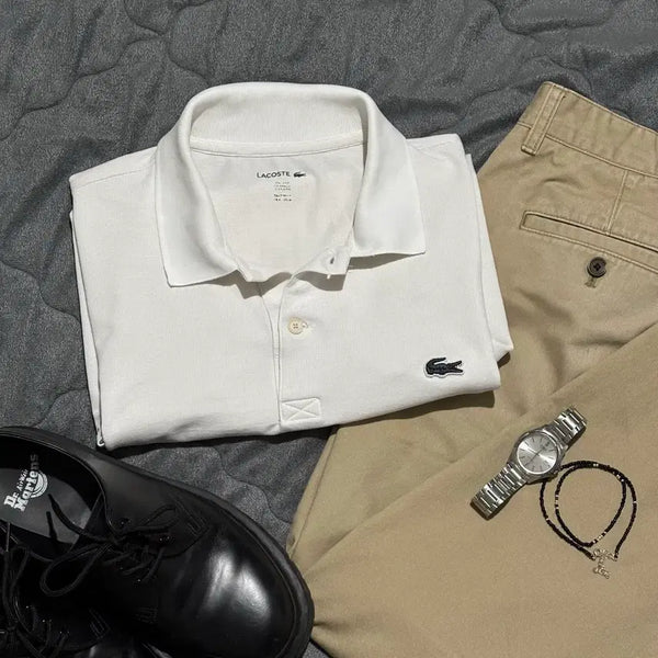 [BUNJANG] Lacoste Basic Short Sleeve Polo T-shirt 24FW / 24fw 라코스테 베이직 반팔 폴로티,카라티셔츠