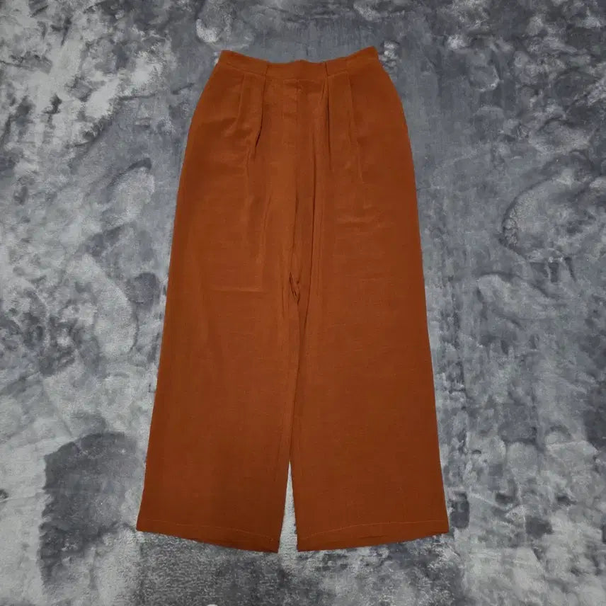 [BUNJANG] Morgan Women's Wide Slacks Pants with Pintuck and Back Banding (Summer) / (66)여성 모르간 핀턱 뒷밴딩 와이드 슬랙스 팬츠 여름