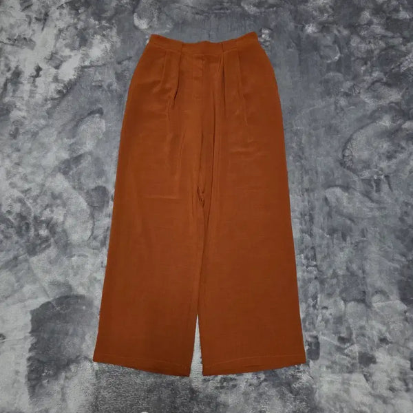 [BUNJANG] Morgan Women's Wide Slacks Pants with Pintuck and Back Banding (Summer) / (66)여성 모르간 핀턱 뒷밴딩 와이드 슬랙스 팬츠 여름