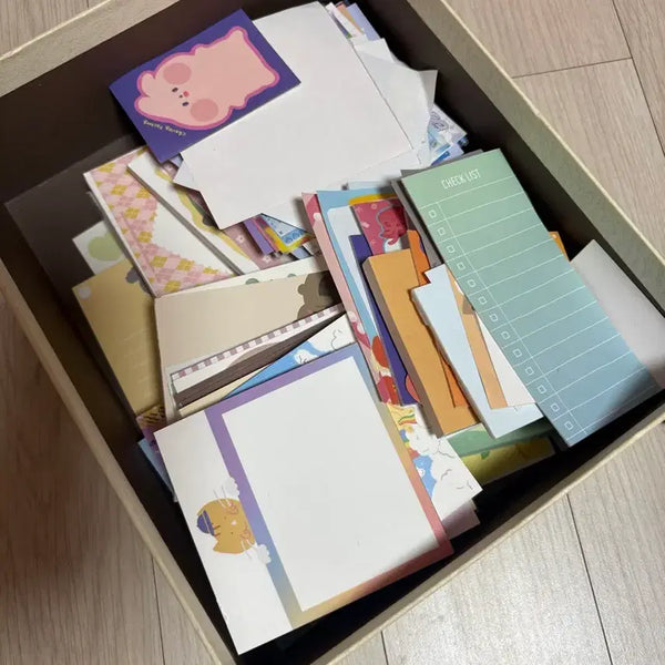 [BUNJANG] Diary Decorating Stickers & Memo Pads Bundle / 다꾸 스티커 떡메모지 메모지