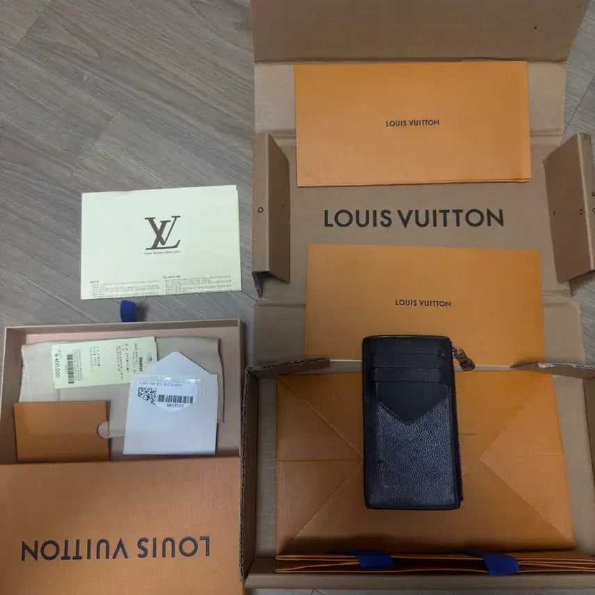 [BUNJANG] Louis Vuitton Black Card Holder / 루이비통 카드지갑 블랙