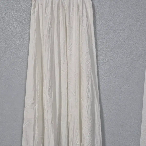 [BUNJANG] Nylon Banding Long Skirt - Size 66 / 나일론 밴딩 롱스커트 66