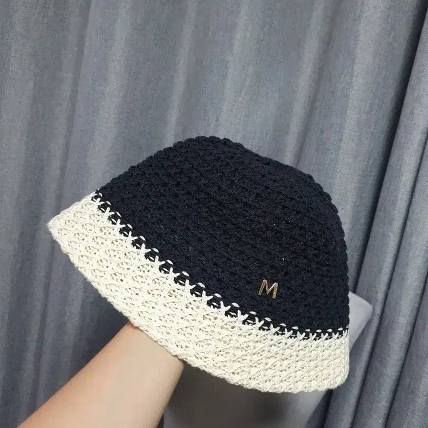 [BUNJANG] Mascara Color Block Summer Bucket Hat / 마스케라 배색 여름버킷햇