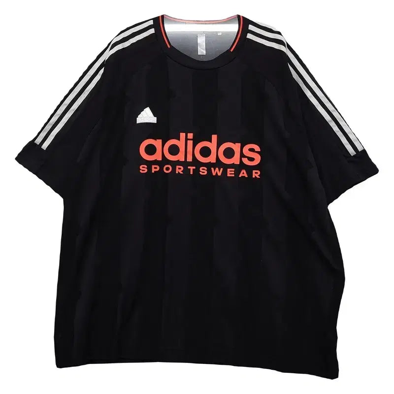 [BUNJANG] Adidas Printing Black Functional Training Short Sleeve T-Shirt 2XL / 아디다스 프린팅 블랙 기능성 트레이닝 반팔티 2XL