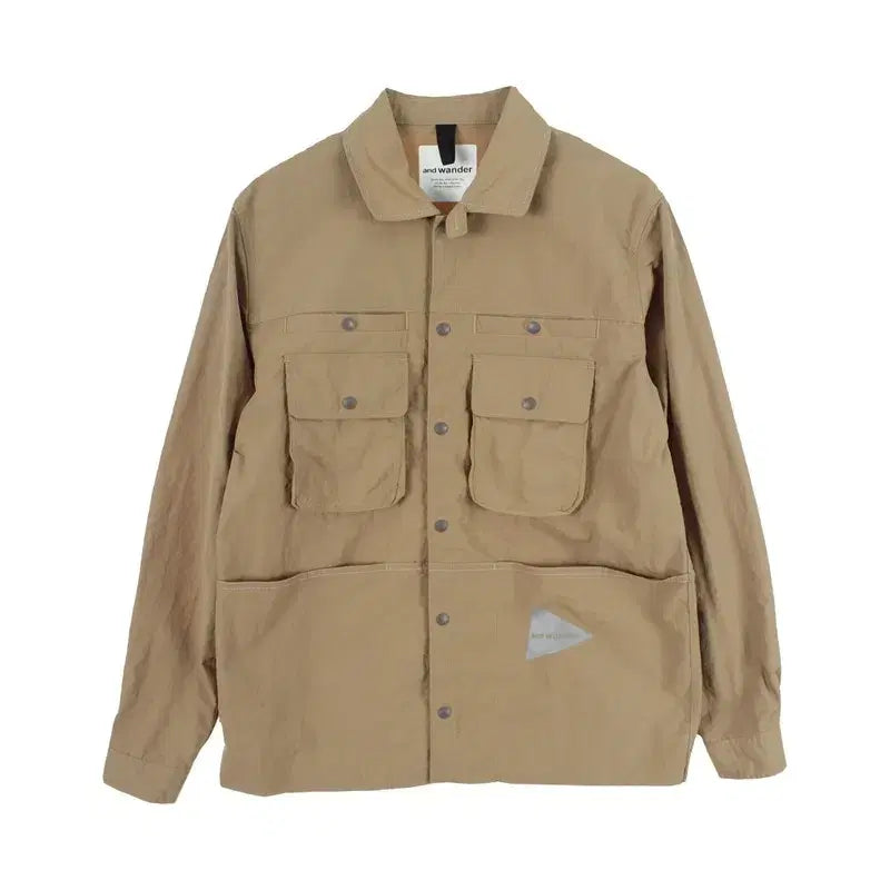 [BUNJANG] And Wander Nylon Utility Shirt Jacket (Men's Size 2) / 앤드원더 (MEN - 2) 나일론 유틸리티 셔츠 자켓