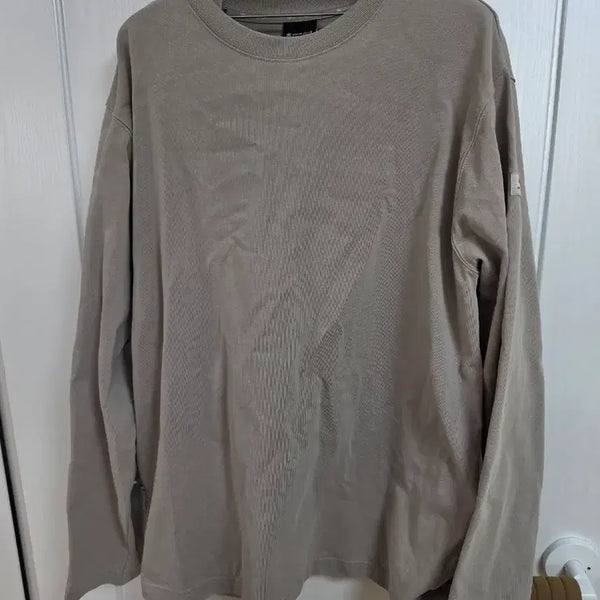 [BUNJANG] Snow Peak Long Sleeve T-Shirt Beige L / 스노우피크 긴팔티셔츠 100~105