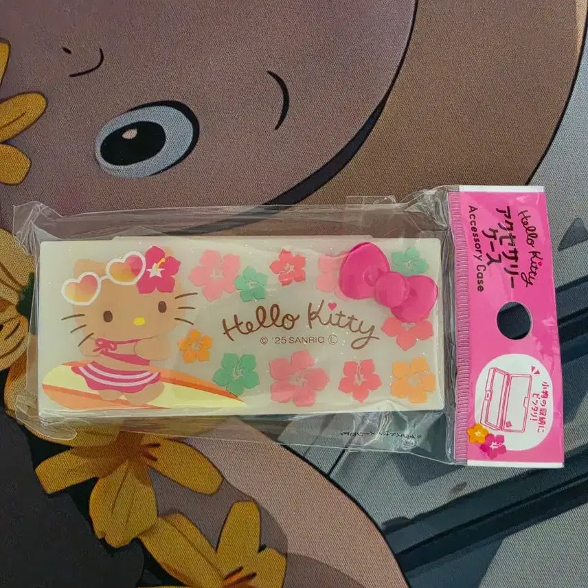 [BUNJANG] Hello Kitty Tanning Kitty Rectangular Accessory Case / (정품)헬로키티 악세사리 소품 직사각케이스 태닝키티