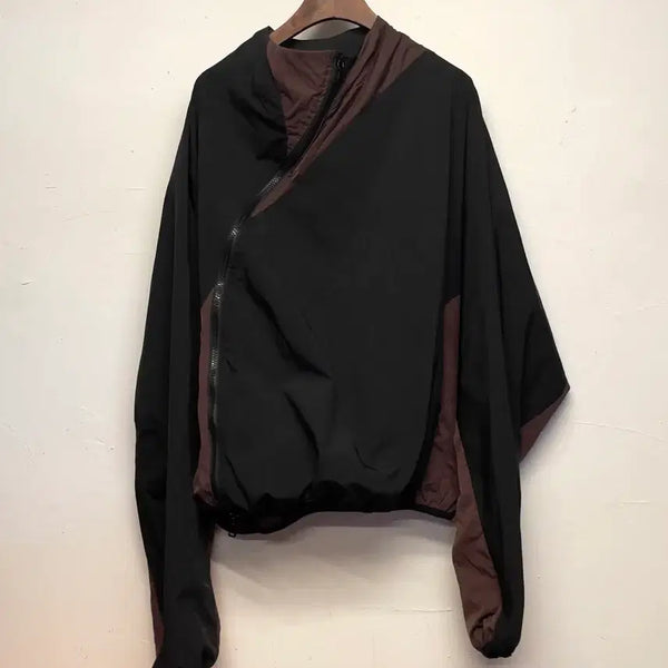 [BUNJANG] Post Archive Faction 4.0 Technical Black Windbreaker Jacket / 포스트 아카이브 팩션 4.0 테크니컬 블랙 바람막이