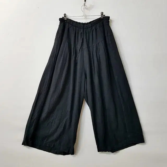 [BUNJANG] Cloudnine Linen Blend Banding Pants Black / CLOUDNINE 린넨 밴딩 팬츠 블랙