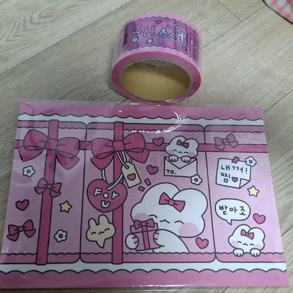 [BUNJANG] Torainee Ditte Washi Tape & Wrapping Paper Set / 토랭이 디테 랩핑지