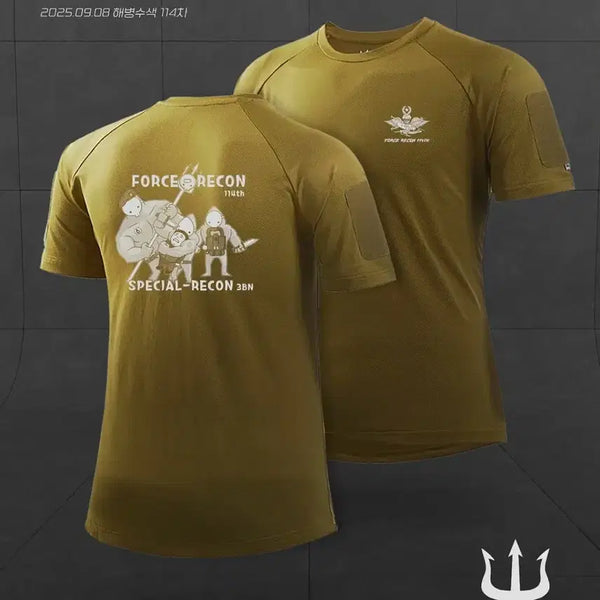 [BUNJANG] ROK Marine Corps Special Search Unit Real Man Long-Sleeve T-Shirt / 해병대 특수수색대 리얼맨 차수티