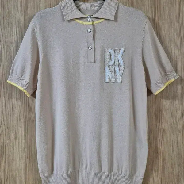 [BUNJANG] DKNY Golf Short Sleeve Knit Beige S / DKNY 골프 반팔니트 베이지 S