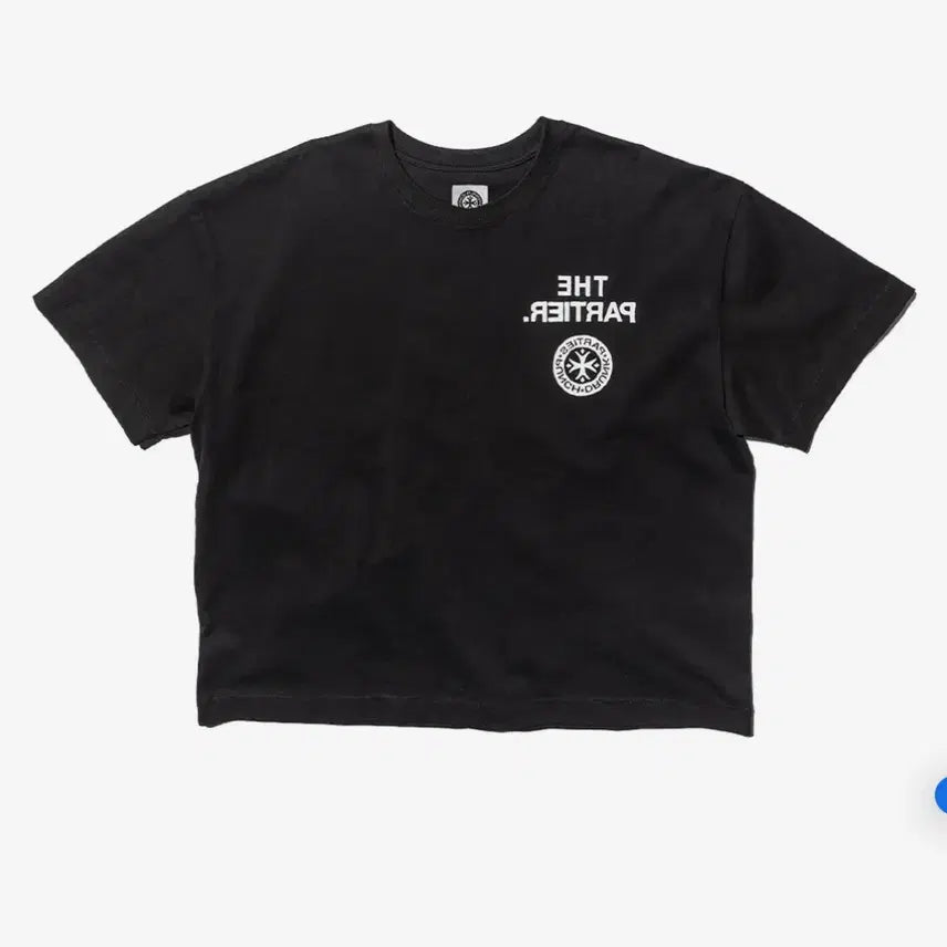 [BUNJANG] Punch Drunk Party 'The Partier' Crop T-Shirt / 펀치드렁크파티즈 The partier crop tee
