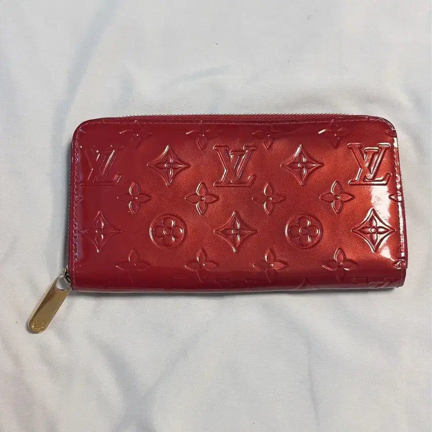 [BUNJANG] Louis Vuitton Monogram Vermillion Zipper Long Wallet / 루이비통 모노그램 버밀리온 지퍼 장지갑