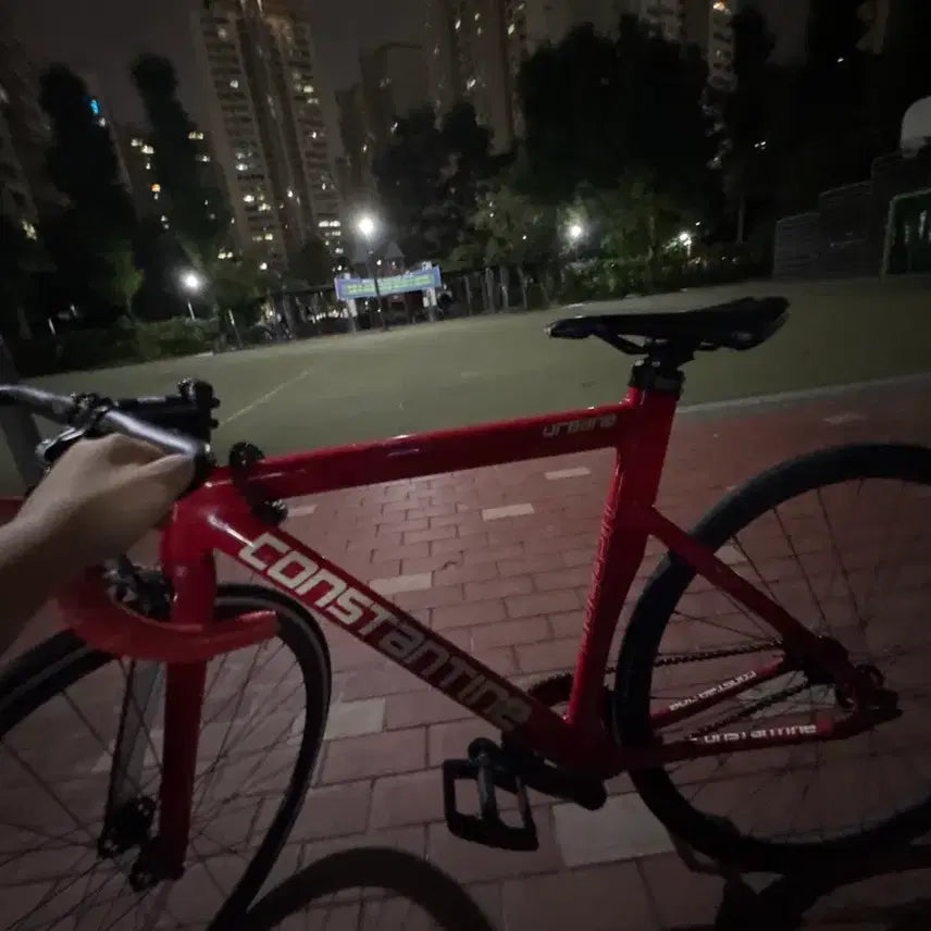 [BUNJANG] Contente Urbain 2022 Red Carbon Fork Bicycle Frame / 콘탄 어베인 2022 레드