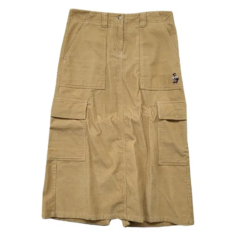 [BUNJANG] Teenie Weenie Khaki Cargo Skirt / 티니위니 카키 카고 스커트 95(79cm)